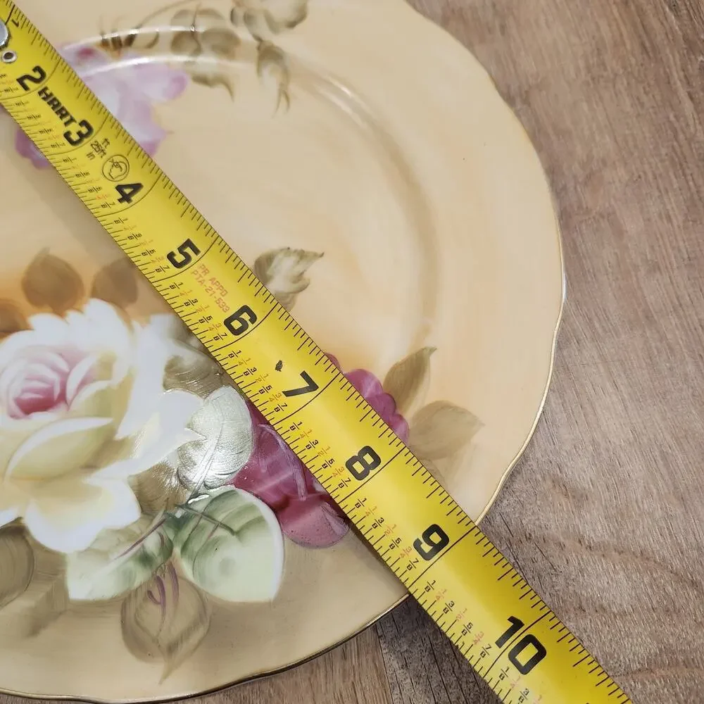 SET OF 4 VINTAGE 1984 LEFTON CHINA SALAD PLATE 7 1/8
